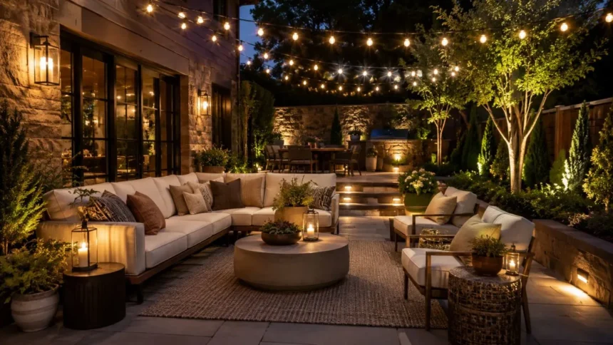 How to Light an Outdoor Living Space