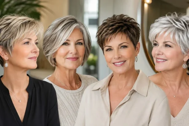 Short Hairstyles for Women Over 50