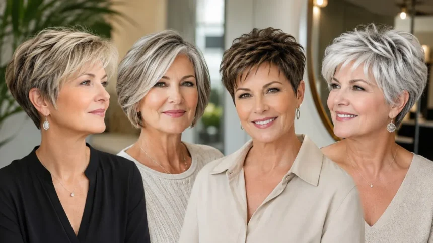 Short Hairstyles for Women Over 50