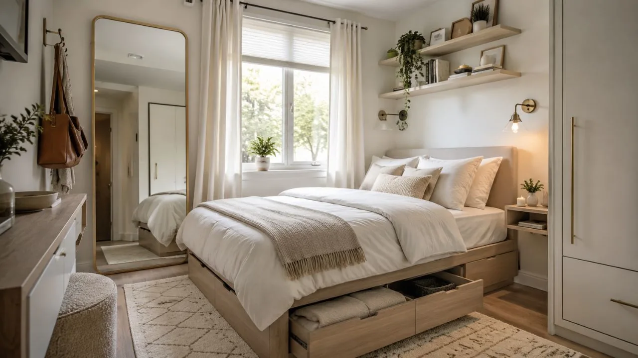 Small Bedroom Decor Ideas That Save Space