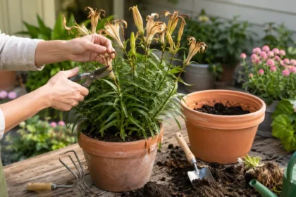 What To Do With Lilies in Pots After Flowering