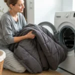 how to wash a weighted blanket