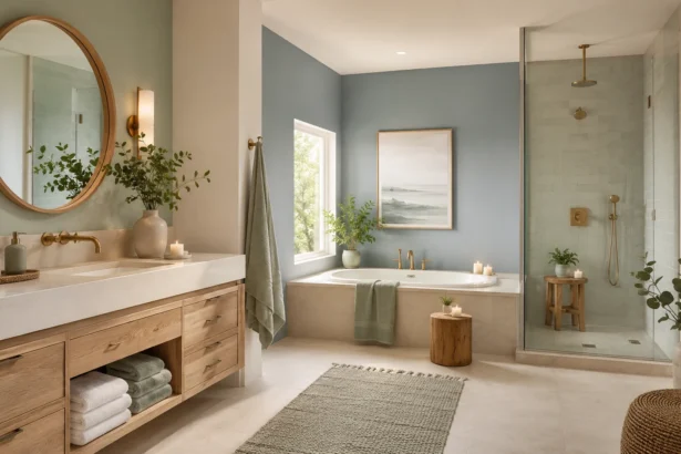 Best Colors for a Calm and Relaxing Bathroom