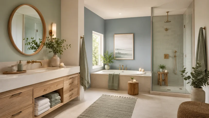 Best Colors for a Calm and Relaxing Bathroom