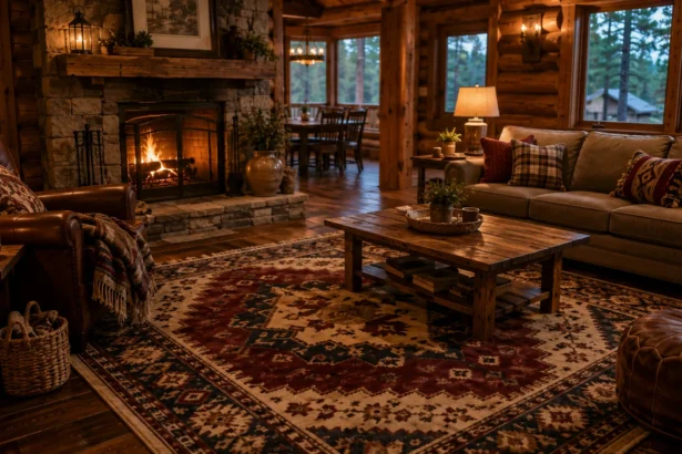 Cabin Rugs Cozy Rustic Ideas for a Warm Interior