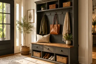 Hall Tree Ideas Stylish Entryway Storage Solutions