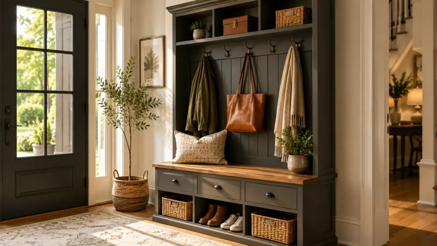 Hall Tree Ideas Stylish Entryway Storage Solutions