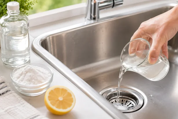 How to Clean a Sink Drain Fast Without Harsh Scrubbing