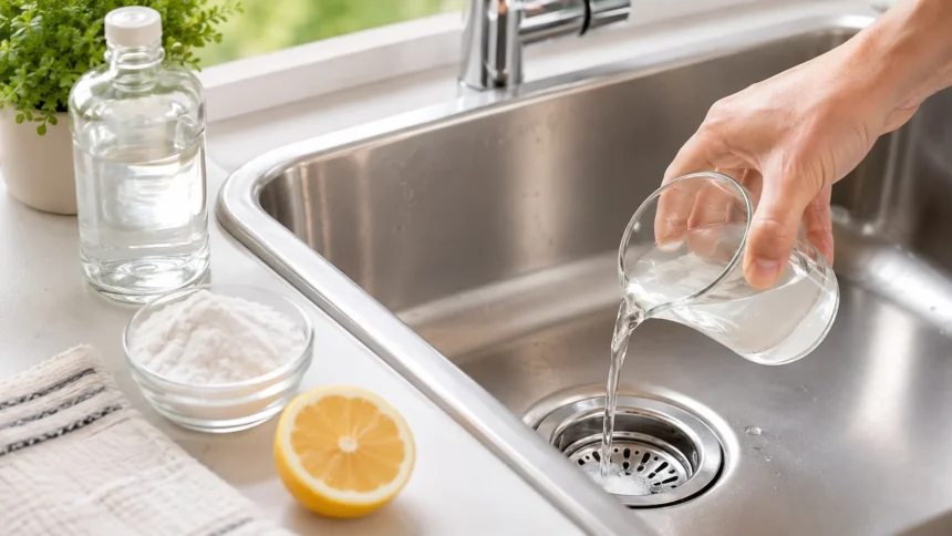 How to Clean a Sink Drain Fast Without Harsh Scrubbing