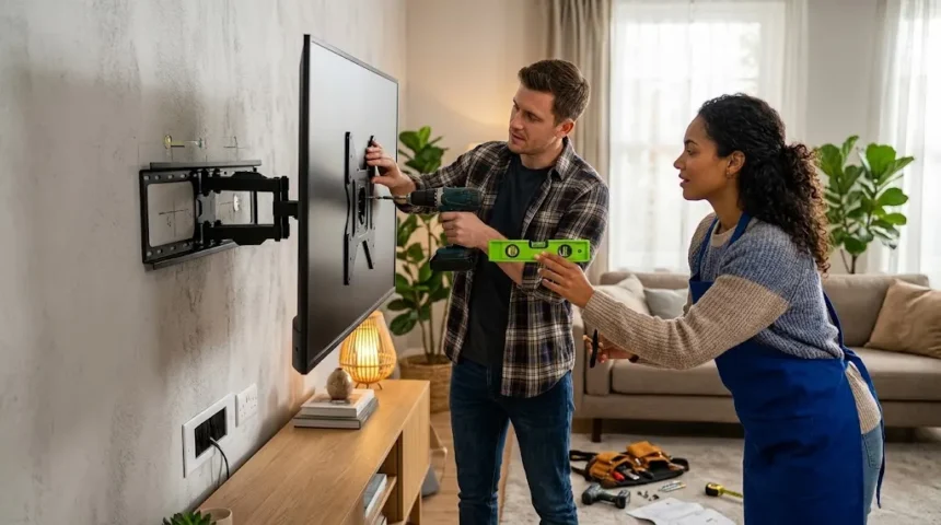 How to Mount a TV on the Wall Safely & Easily