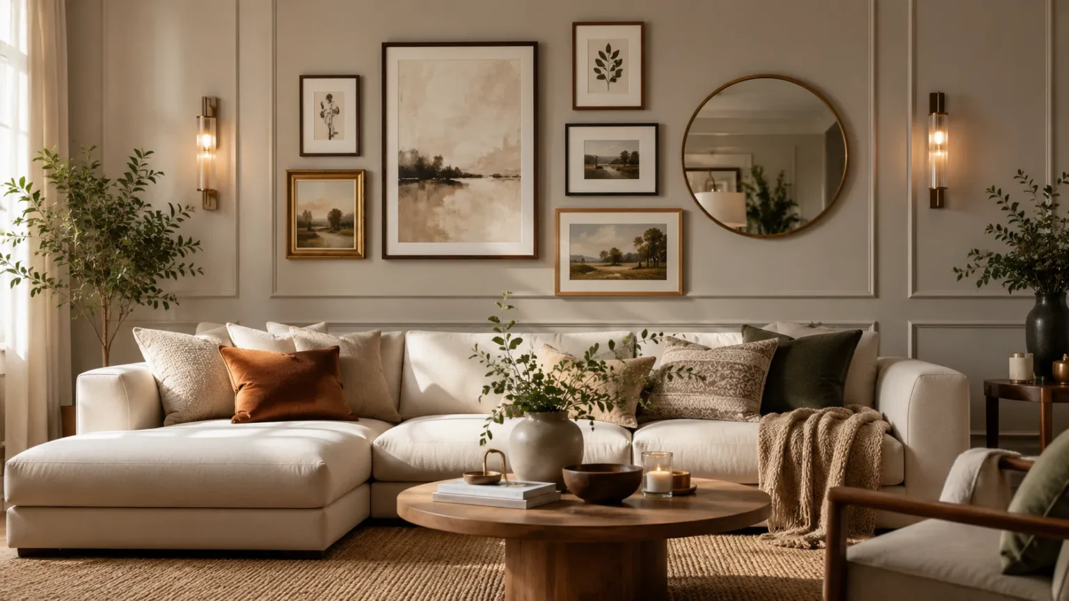 Living Room Wall Decor Ideas Above the Sofa