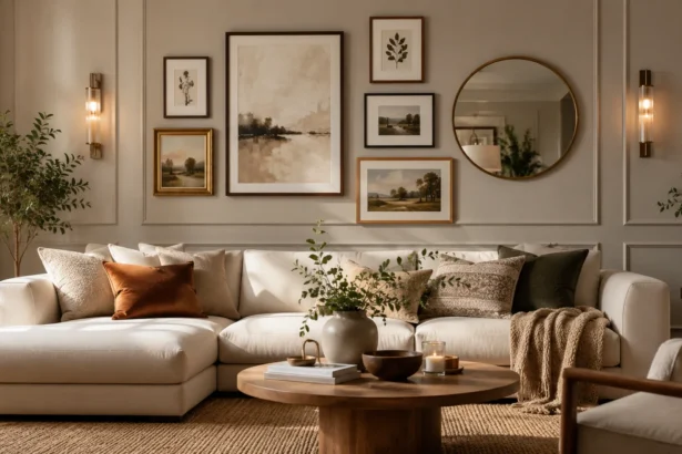 Living Room Wall Decor Ideas Above the Sofa