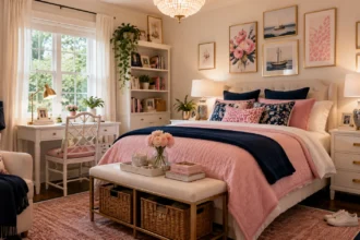 Preppy Room Ideas for a Stylish, Trendy Bedroom