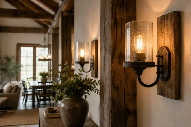 Rustic Wall Sconces Cozy Lighting Ideas for Any Room