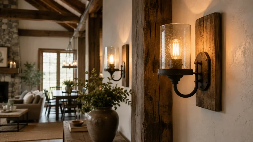 Rustic Wall Sconces Cozy Lighting Ideas for Any Room