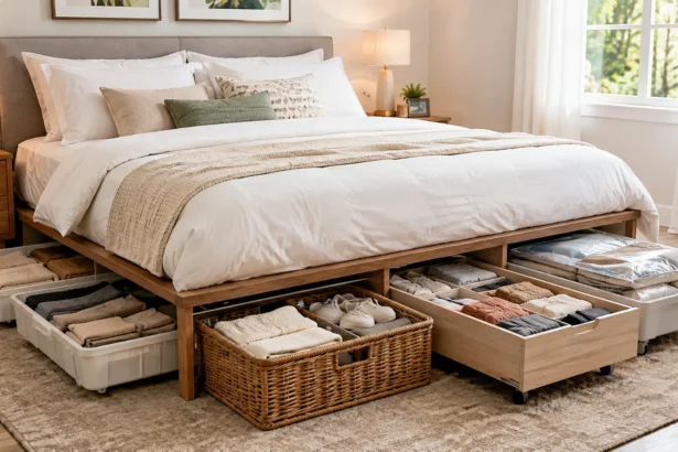 Under Bed Storage Ideas to Maximize Every Inch