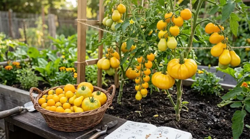 Yellow Tomatoes: Best Varieties, Flavor & Growing Tips