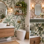 Bathroom Wallpaper Ideas Beautiful Ideas Worth Saving