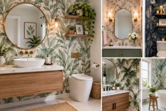 Bathroom Wallpaper Ideas Beautiful Ideas Worth Saving