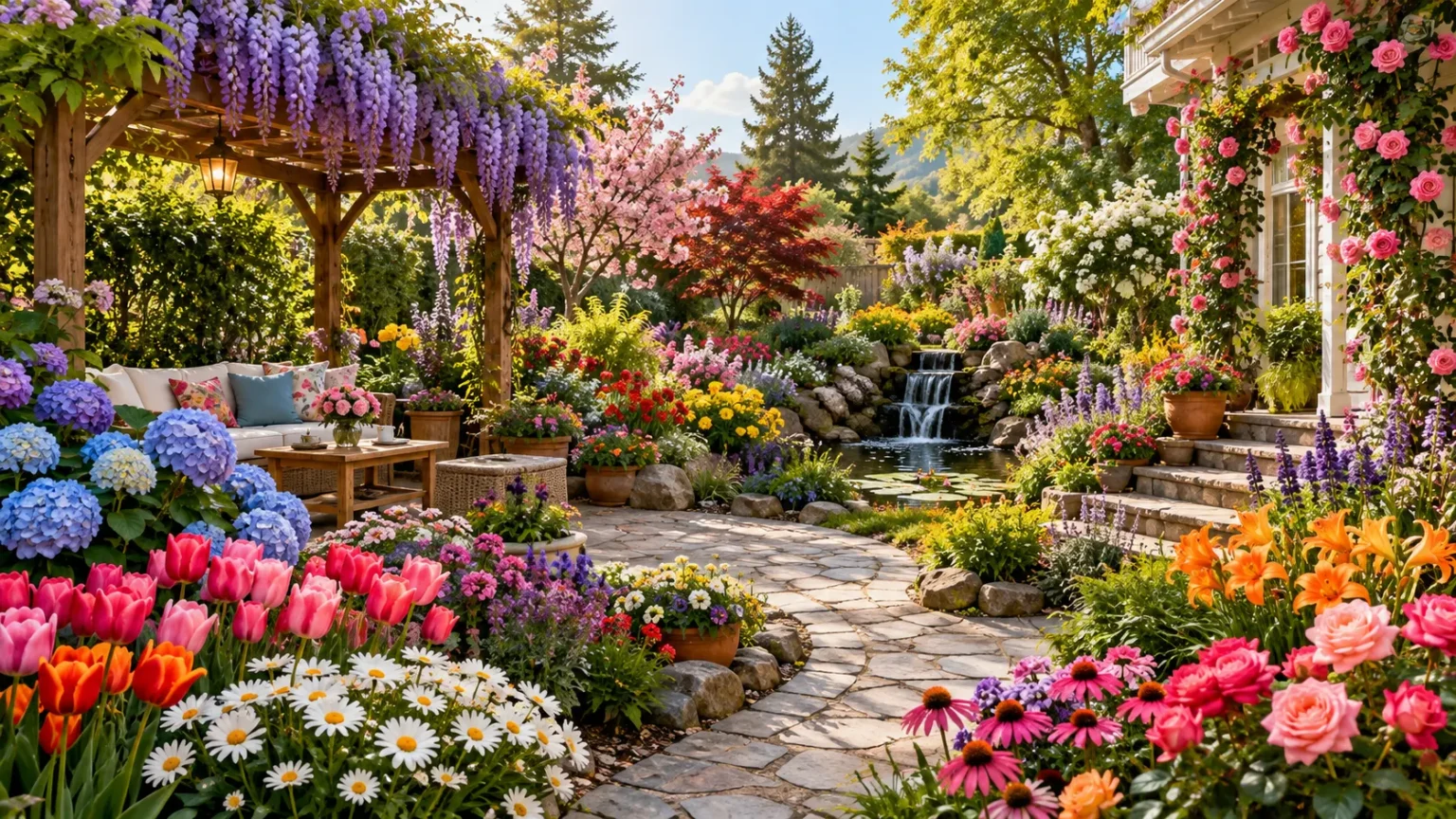 Best Flowers for a Colorful Garden All Year