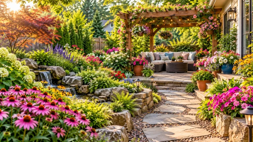 Flower Garden Ideas to Brighten Your Backyard