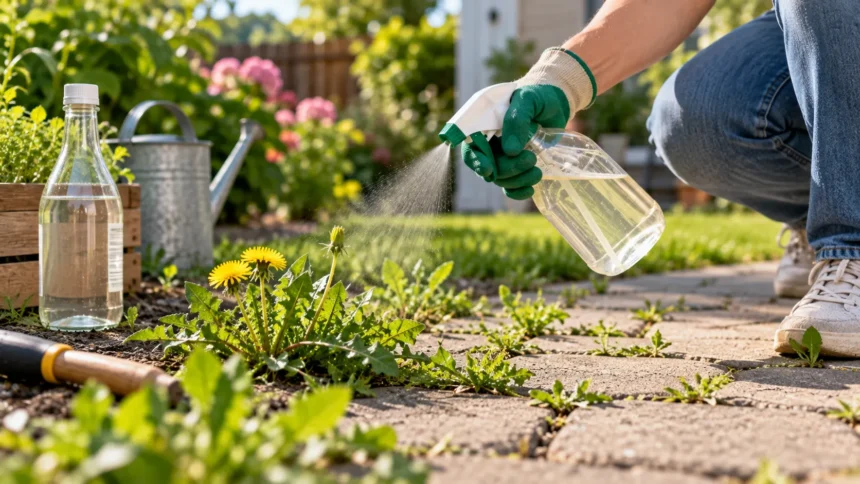 Kill Weeds With Vinegar Simple DIY Weed Control