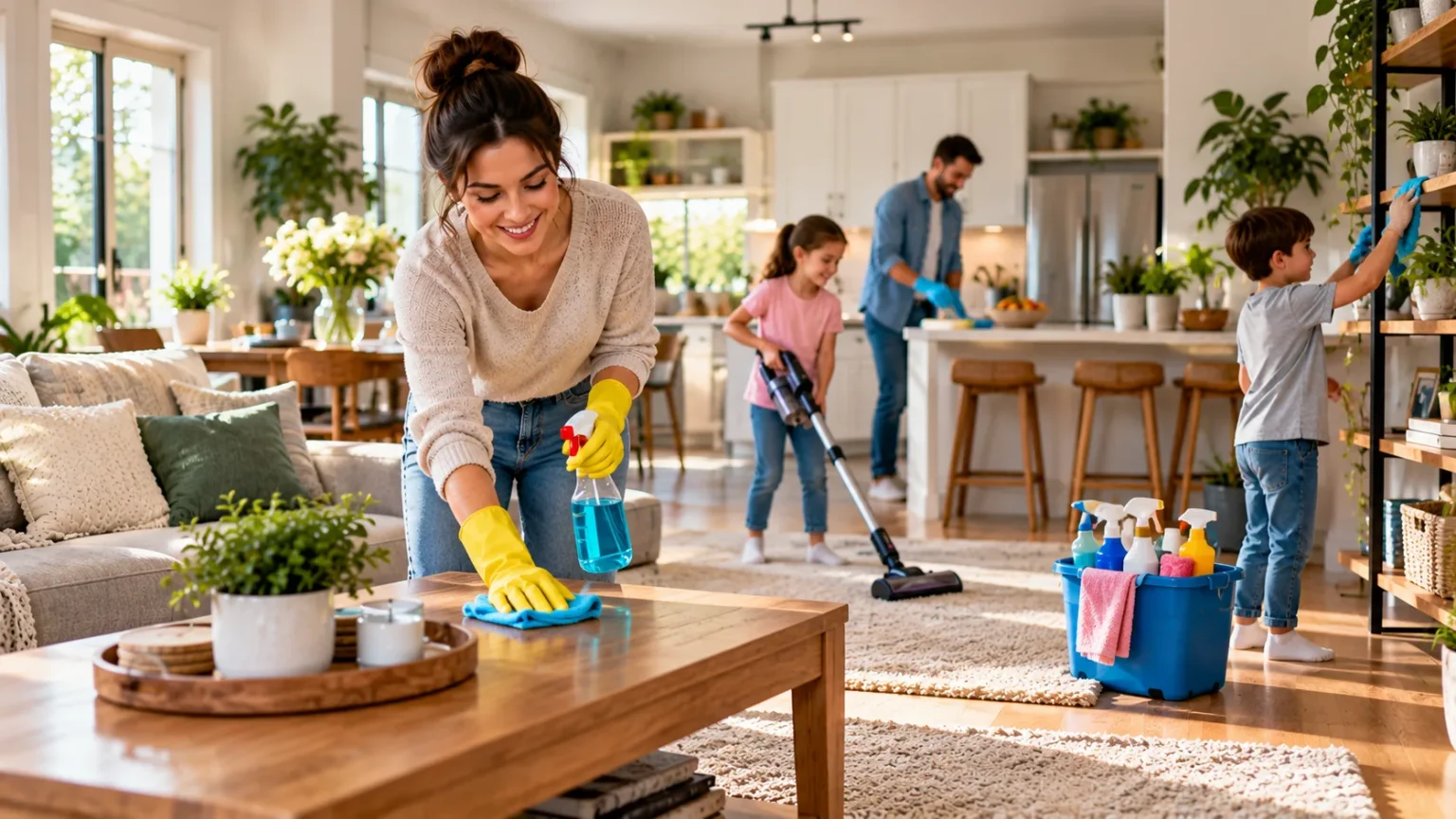 Simple Weekly Cleaning Routine for a Busy Household