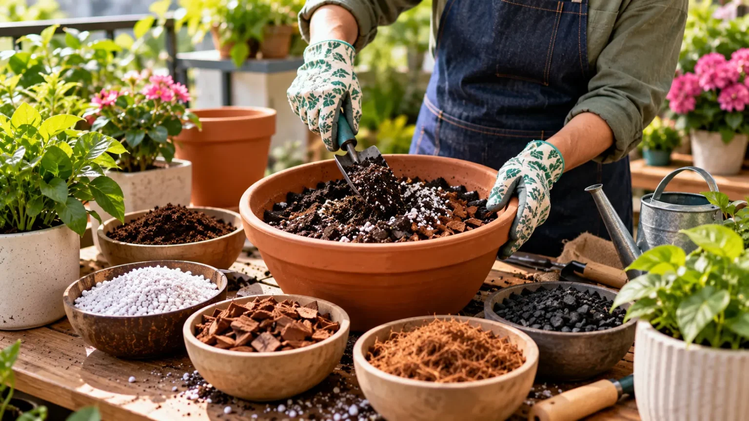 Best Soil Mix for Healthy Container Plants