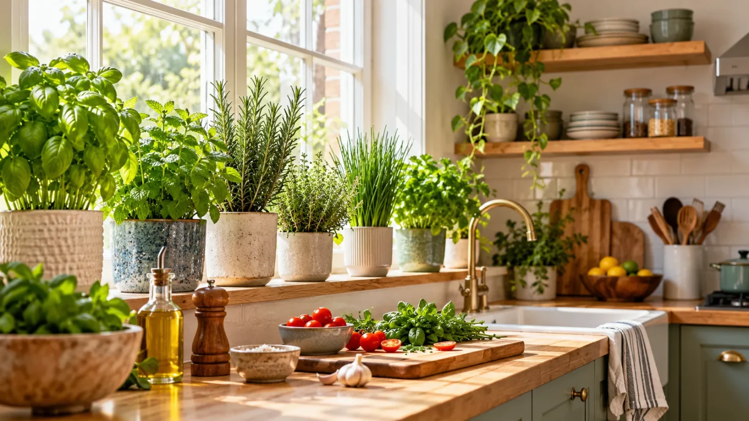 Indoor Herb Garden Ideas for Your Kitchen